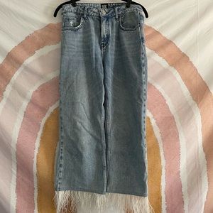 Feather Bottomed Jeans